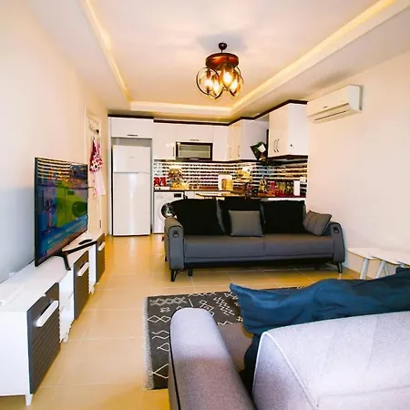 Апартаменти Sun Star 1+1 в стуки 40€ при заселении в квартиру вы оплачиваете депозит в размере 300€ с него высчитывается свет и вода 5€ в сутки и финальная уборка 40€, остаток денег возвращается при выезде Аланія